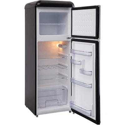 Epic 7.5cu Retro Apartment Sized Top Mount Fridge ERR82BL - Scratch & Dent