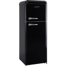 Epic 7.5cu Retro Apartment Sized Top Mount Fridge ERR82BL - Scratch & Dent