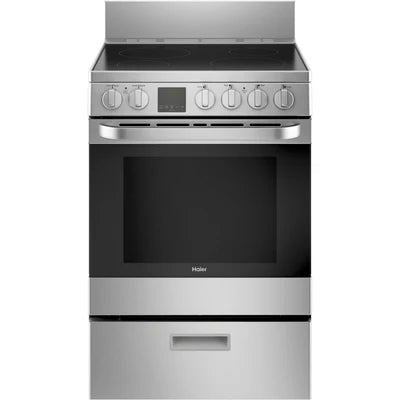 Haier 24" 2.9 cu Glass Top Range QCAS740RMSS - Floor Model