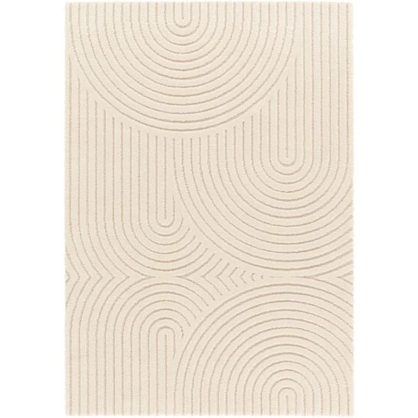 Balta 5'3 x 7' Caserio Modern Geometric Area Rug Cream 59602-66 - Like New