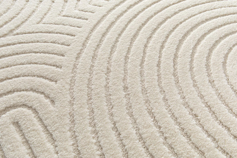 Balta 5'3 x 7' Caserio Modern Geometric Area Rug Cream 59602-66 - Like New