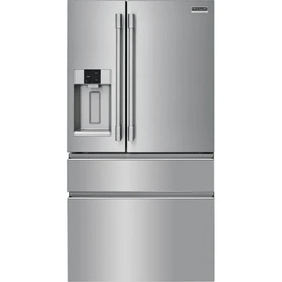 Frigidaire Professional 36 inch 21.8 cu Counter-Depth 4-Door French Door Fridge PRMC2285AF - Scratch & Dent