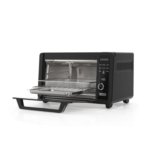 Black+Decker CRISP'n BAKE™ 6-Slice Digital Toaster Oven TO60D5-2BDC - Refurbished