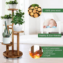 Geebobo 5 Tiered Indoor Plant Stand with Wheels