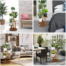 Geebobo 5 Tiered Indoor Plant Stand with Wheels