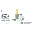 Mainstays 10 Piece Personal Blender Set BLT1000G- Refurbished