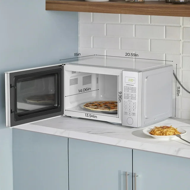 Hamilton Beach 1.1 Cu. ft. Mirrored Finish Microwave EM9P042FO-MR - Refurbished