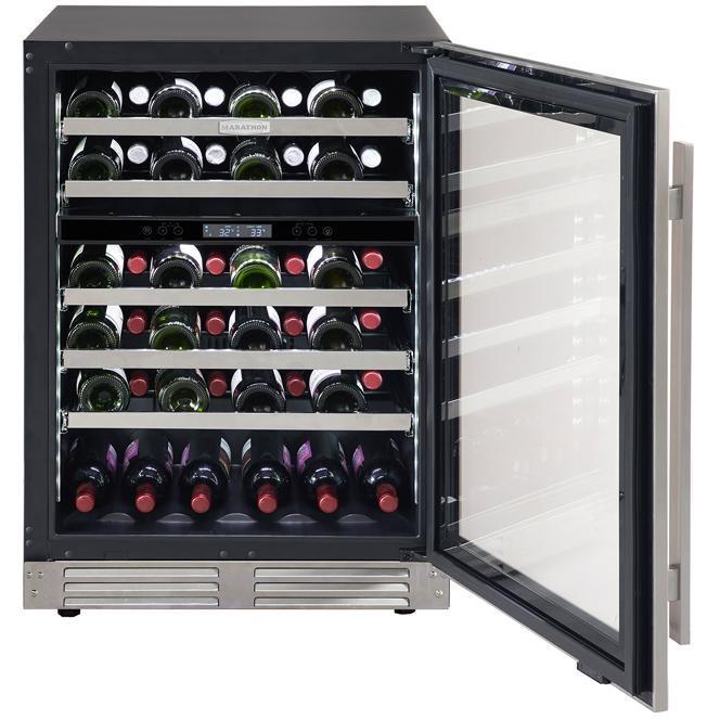 Marathon 24” Dual Zone Wine Cooler MWC56DSS - Scratch and Dent