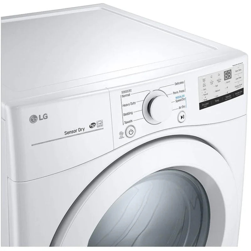 LG 7.4 cu Electric Dryer DLE3400W - Scratch & Dent