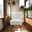 Finca Ancha Armless Accent Sherpa Chair
