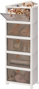 UHapeer 5 Tier Stackable Storage Bins with Lids