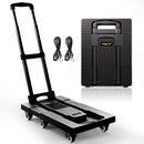 Voipvvii 500 lbs Folding Hand Truck - Black