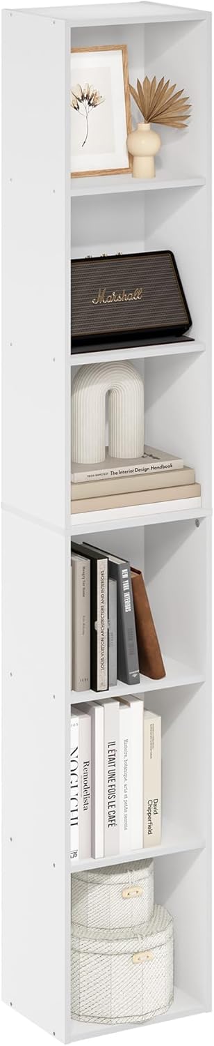 Furinno Luder 6-Tier Open Shelf Bookcase 24009 - Like New