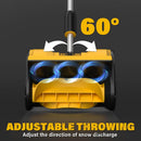 ZEGJAW 12" 20v Cordless Electric Snow Shovel