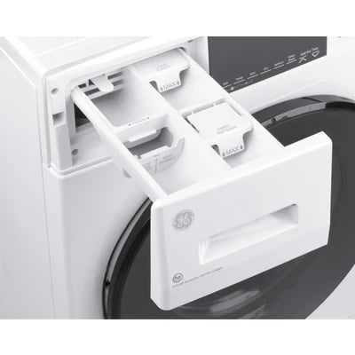 GE 24" 2.4 cu Ventless All-In-One Washer and Dryer GFQ14ESSNWW - Scratch & Dent