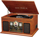 Victrola The Quincy 6-in-1 Bluetooth Record Player & Multimedia Center with Built-in Speakers