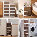UHapeer 5 Tier Stackable Storage Bins with Lids