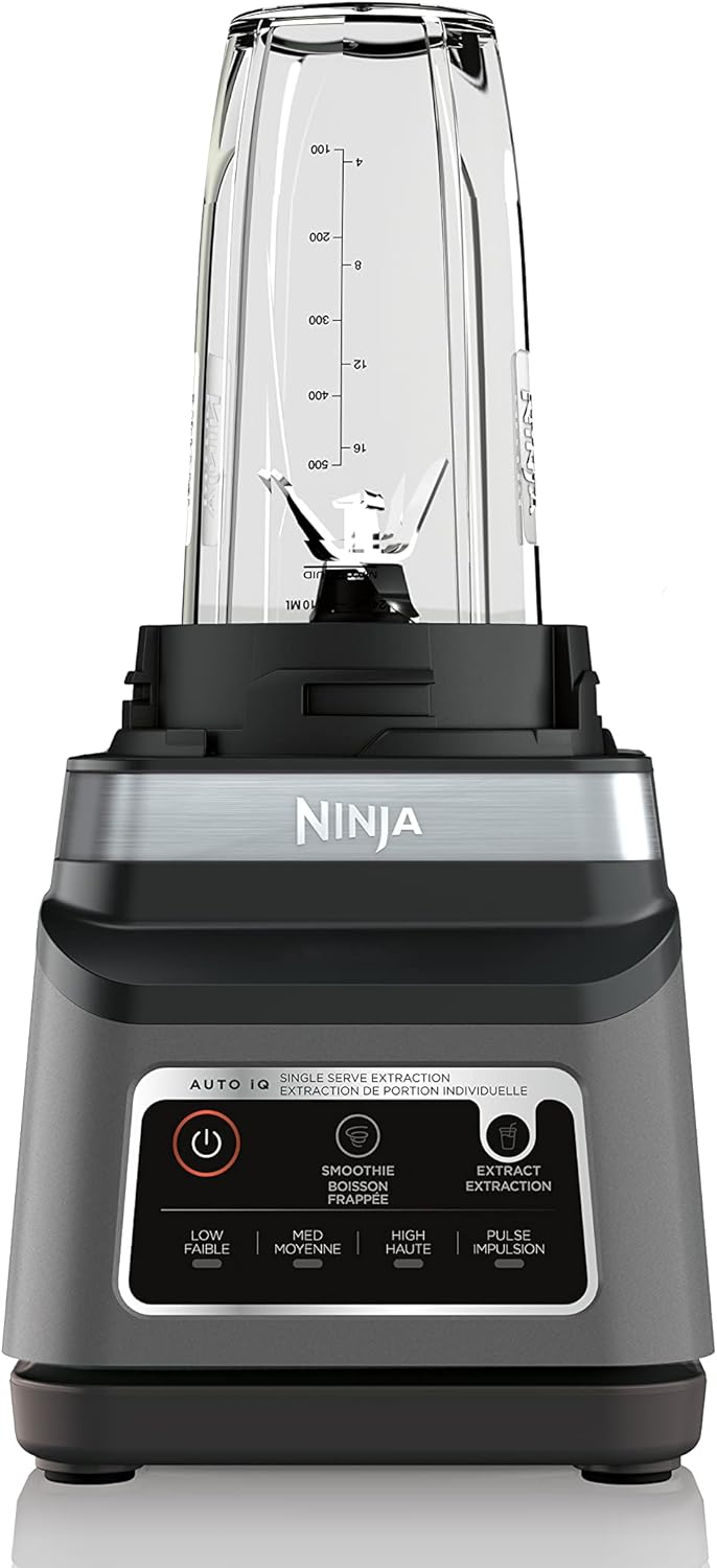 Ninja® Professional Plus & Personal Blender DUO® with Auto-iQ® & Nutri Ninja® Cups BN750C - Refurbished
