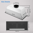 Joeaonz 30" Built-In Range Hood BB0675B - Refurbished