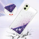 Samsung Galaxy A05 Purple Liquid Glitter Case