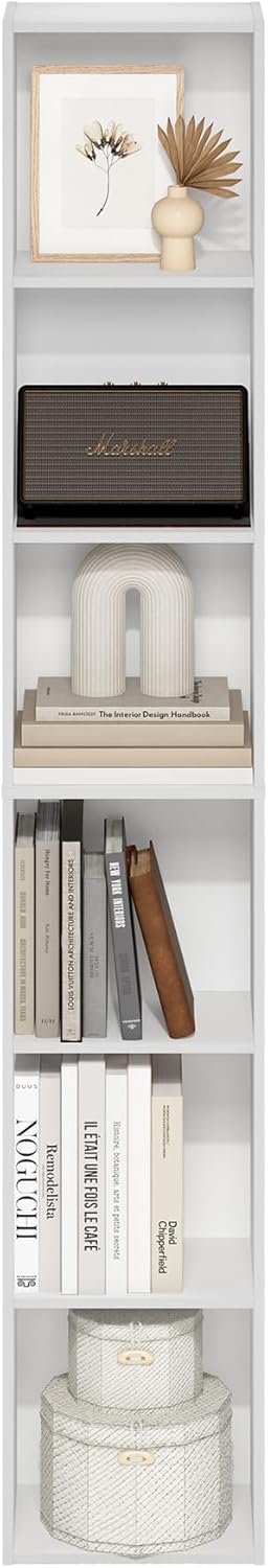 Furinno Luder 6-Tier Open Shelf Bookcase 24009 - Like New
