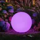COPU 25CM/10 inch Color Changing Solar Globe Outdoor Light