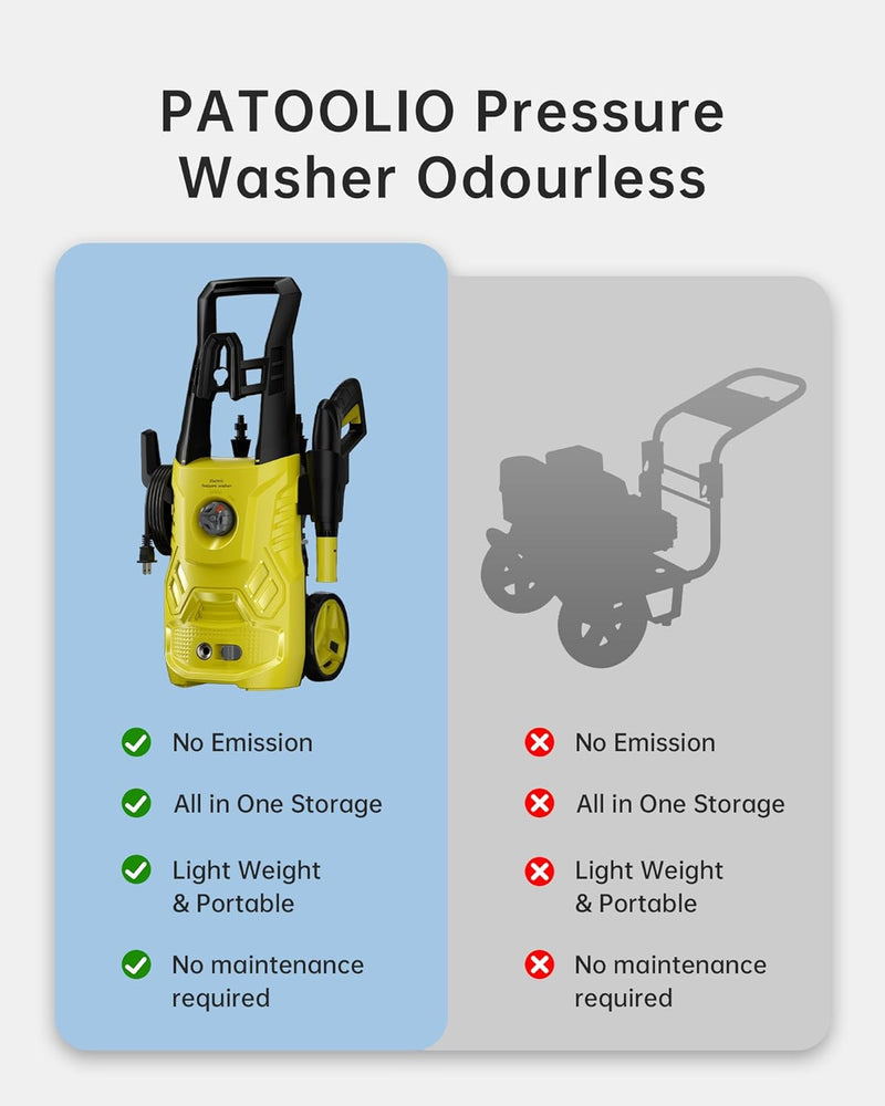 Patoolio 4200PSI Electric Pressure Washer W6-Y - Refurbished