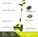 SnapFresh 12" 20V Cordless Brushless Snow Shovel