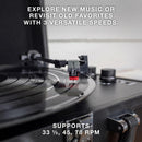 Victrola Journey Bluetooth Portable Suitcase Record Player – with Built-in Speakers