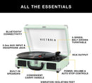 Victrola Journey Bluetooth Portable Suitcase Record Player – with Built-in Speakers
