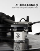 ANGELS HORN Vinyl Record Player with Stereo Bookshelf Speakers