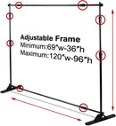 AkTop 10 x 8 ft Heavy Duty Backdrop Banner Stand Kit
