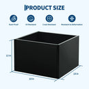 Garvee 18" x 18" x 12" Square Metal Planter Box with Drainage Holes