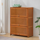 MoNiBloom Bamboo 3 Tier Bookcase
