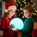 COPU 25CM/10 inch Color Changing Solar Globe Outdoor Light