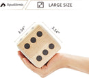 ApudArmis Giant Wooden Yard Dice Set