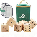 ApudArmis Giant Wooden Yard Dice Set