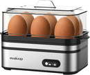 Evoloop Electric Egg Cooker 6 Egg Capacity Poacher Omelet Maker