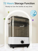 GROWNSY Adjustable 4 in 1 Large Bottle Sterilizer and Dryer