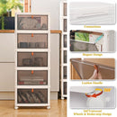 UHapeer 5 Tier Stackable Storage Bins with Lids