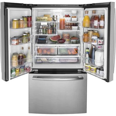 GE 36 inch 27 cu French Door Fridge GNE27JYMFS - Scratch & Dent