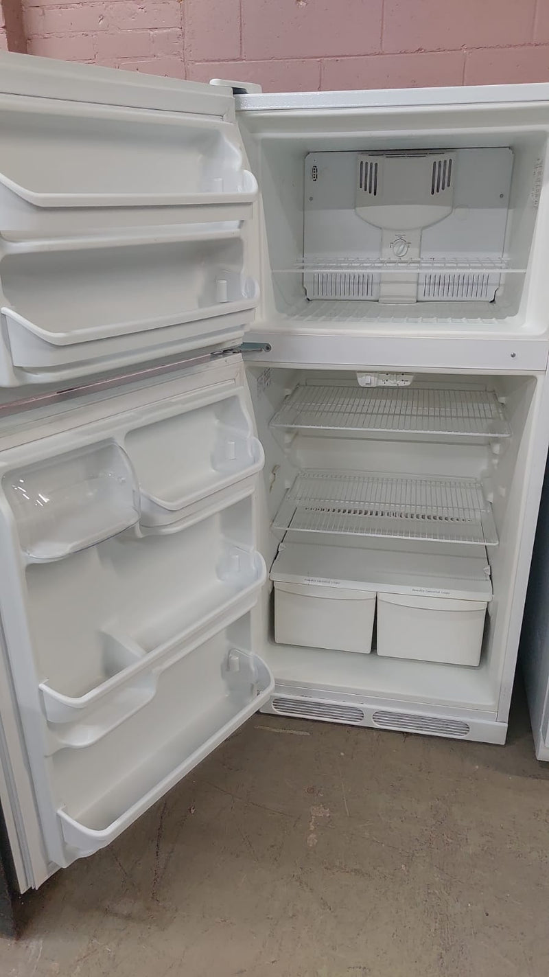 Used Frigidaire White Top Mount Fridge