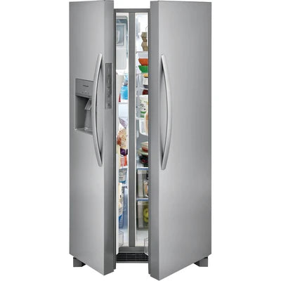 Frigidaire 36 inch 25.6 cu Side by Side Fridge FRSS2623AS - Scratch & Dent