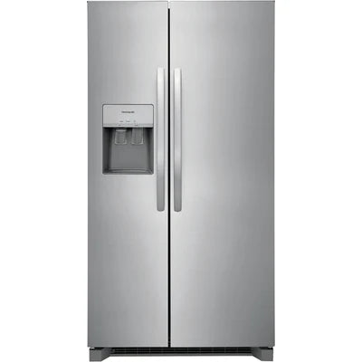 Frigidaire 36 inch 25.6 cu Side by Side Fridge FRSS2623AS - Scratch & Dent