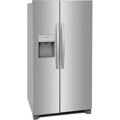 Frigidaire 36 inch 25.6 cu Side by Side Fridge FRSS2623AS - Scratch & Dent