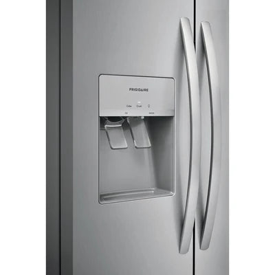 Frigidaire 36 inch 25.6 cu Side by Side Fridge FRSS2623AS - Scratch & Dent