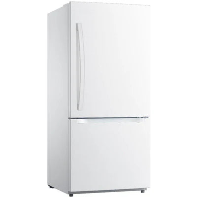 Moffat 30 inch 19 cu Bottom Mount Fridge MDE19DTNKWW - Floor Model