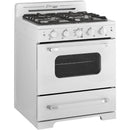 Unique Appliances 30-inch Freestanding Gas Range with Convection Technology UGP-30CR W IMAGE 3