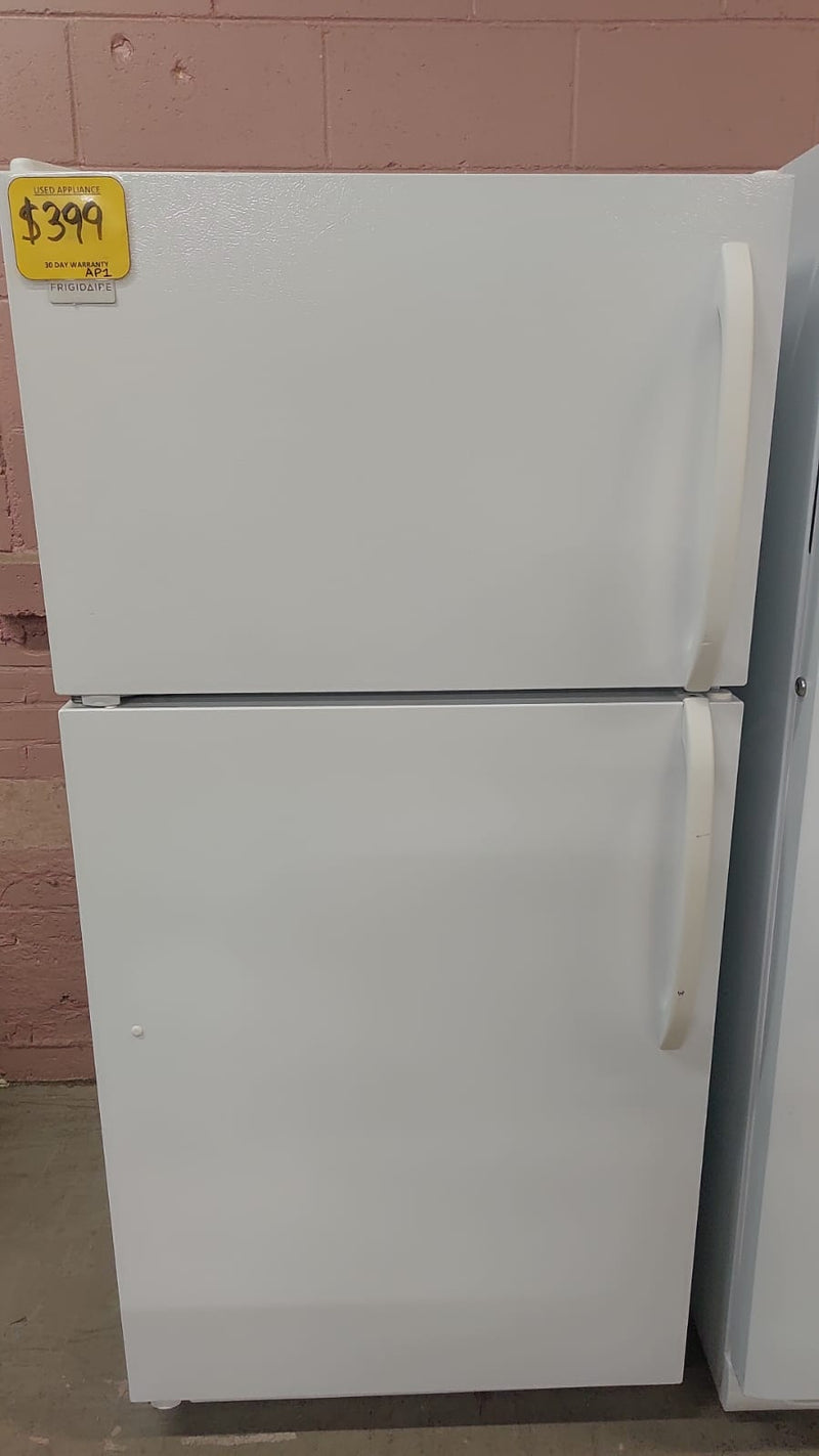 Used Frigidaire White Top Mount Fridge