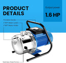 Foting 1.6 HP Shallow Well Portable Garden Pump ‎FT-JGP110037 - Refurbished